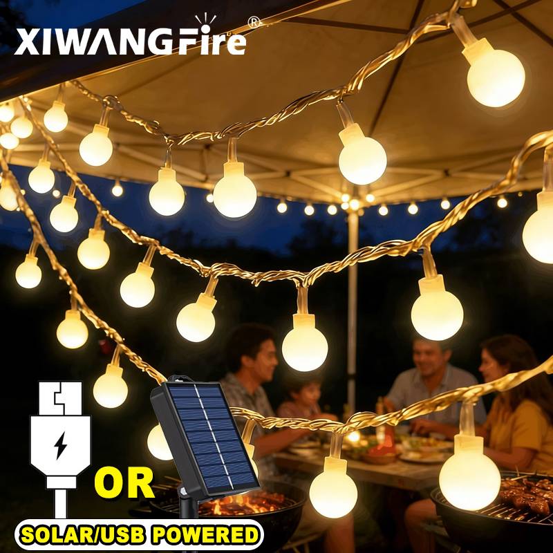 Wedding Led - Guirnalda de Luces Solares/USB/a Pilas de