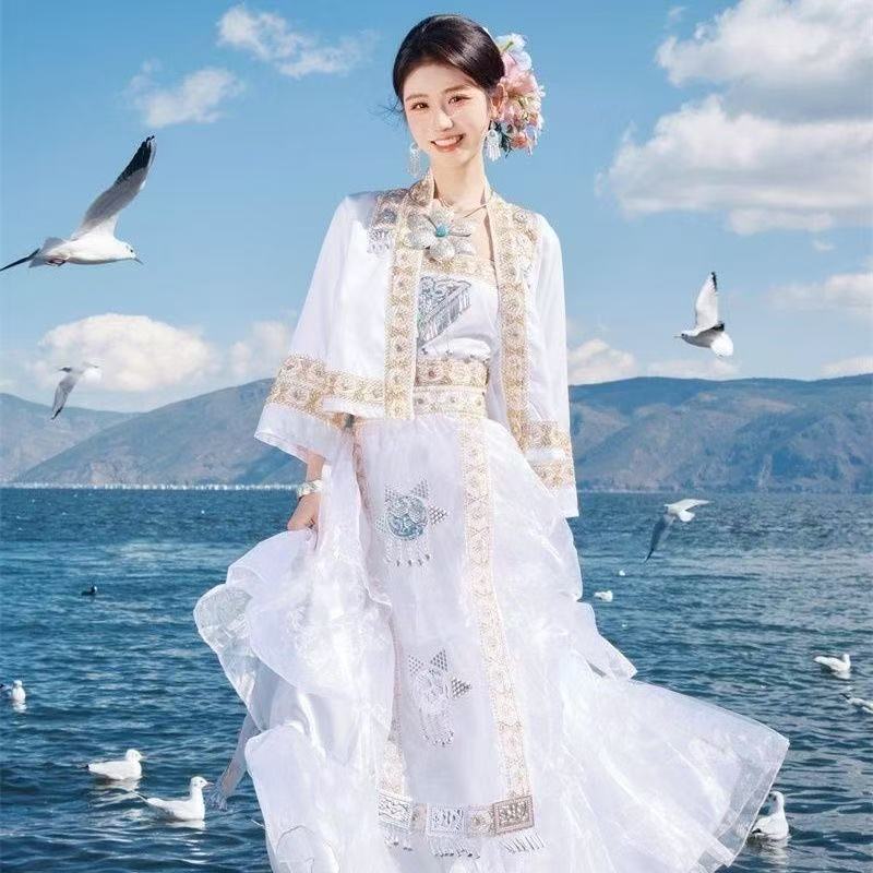 Wedding Qw - Traje Tradicional Chino Hmong para Mujer,