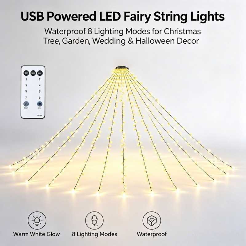 Wedding Led - Guirnalda de Luces LED USB, Luces