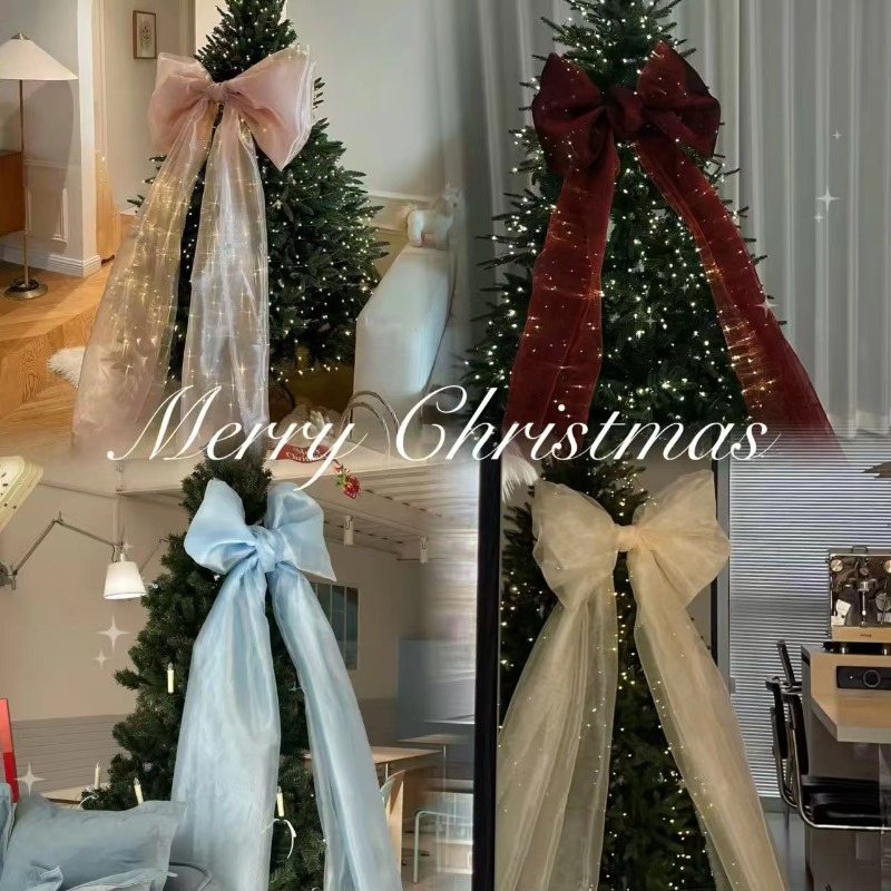 Wedding Supply Shops - Lazo Navideño Decorativo Colgante para Navidad,