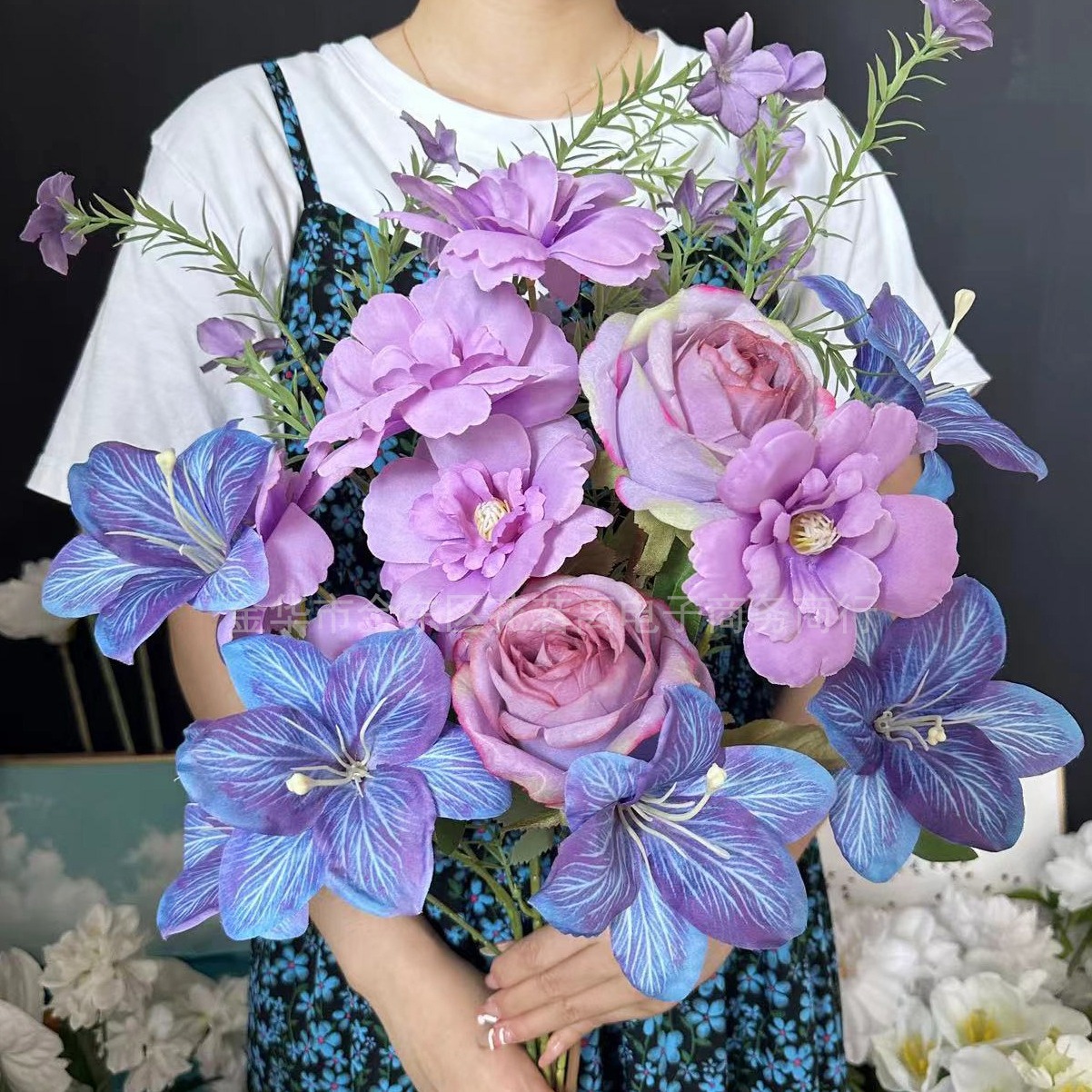 Wedding Supply Shops - Flores Artificiales de Lirio Estilo Monet