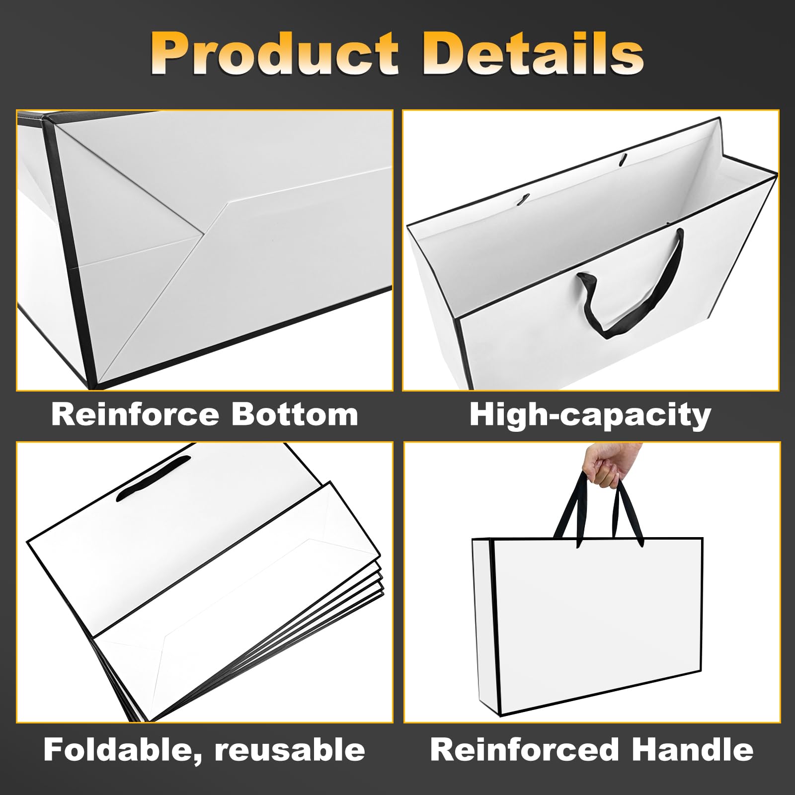 Bolsa de papel blanca para emb - Wedding Supply Shops reseña y precio