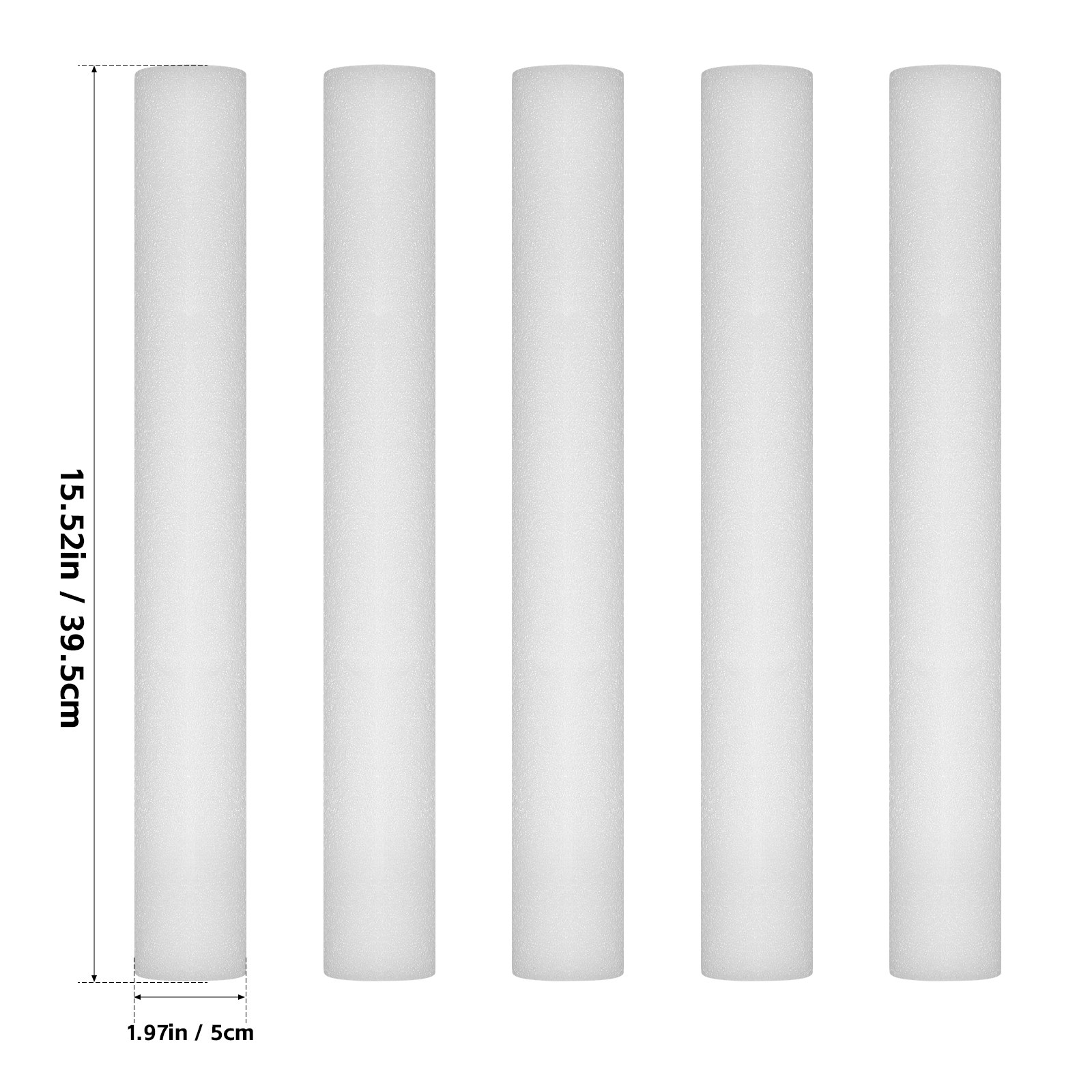 5 Varillas de Espuma Blanca de - Wedding Supply Decor reseña y precio