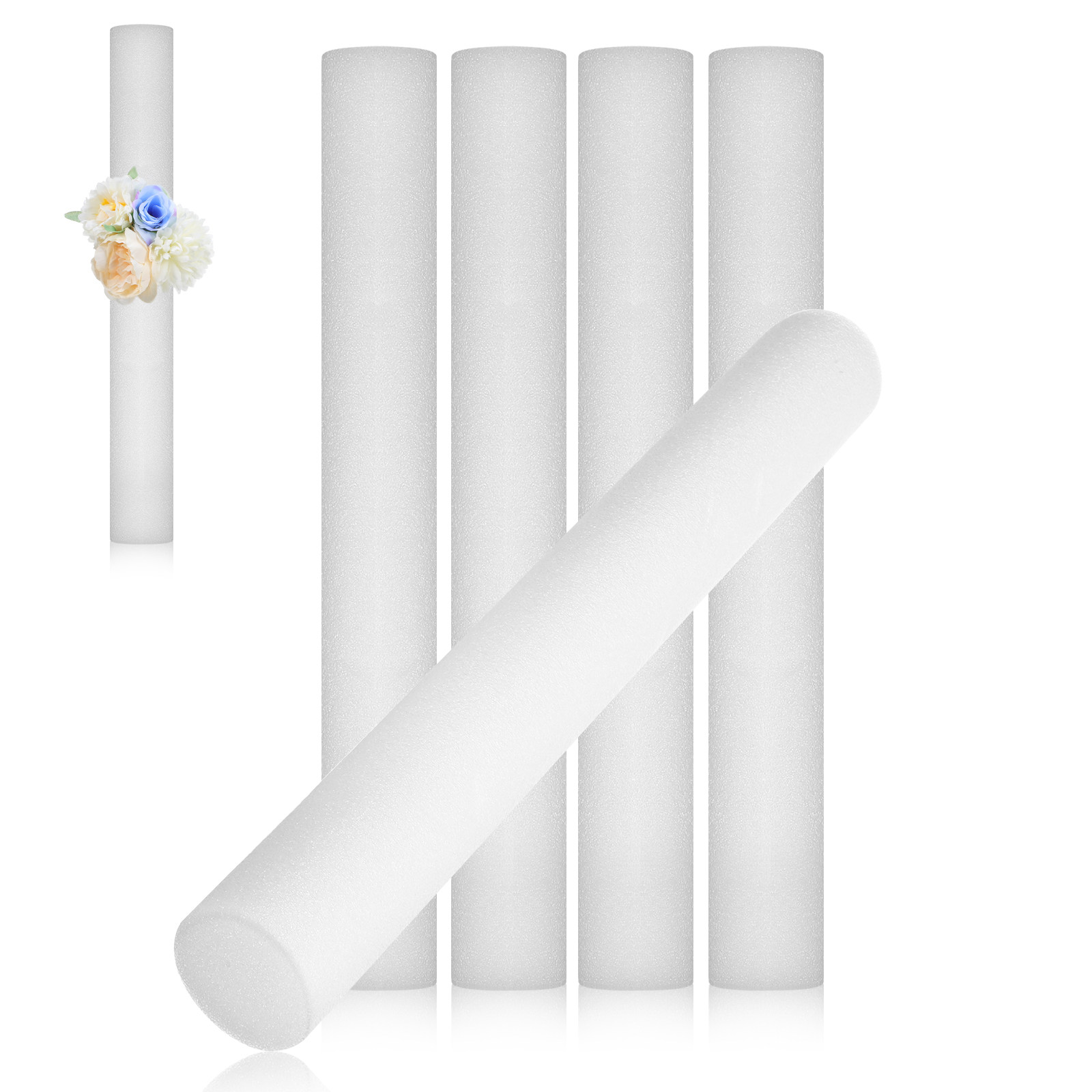 5 Varillas de Espuma Blanca de - Wedding Supply Decor reseña y precio