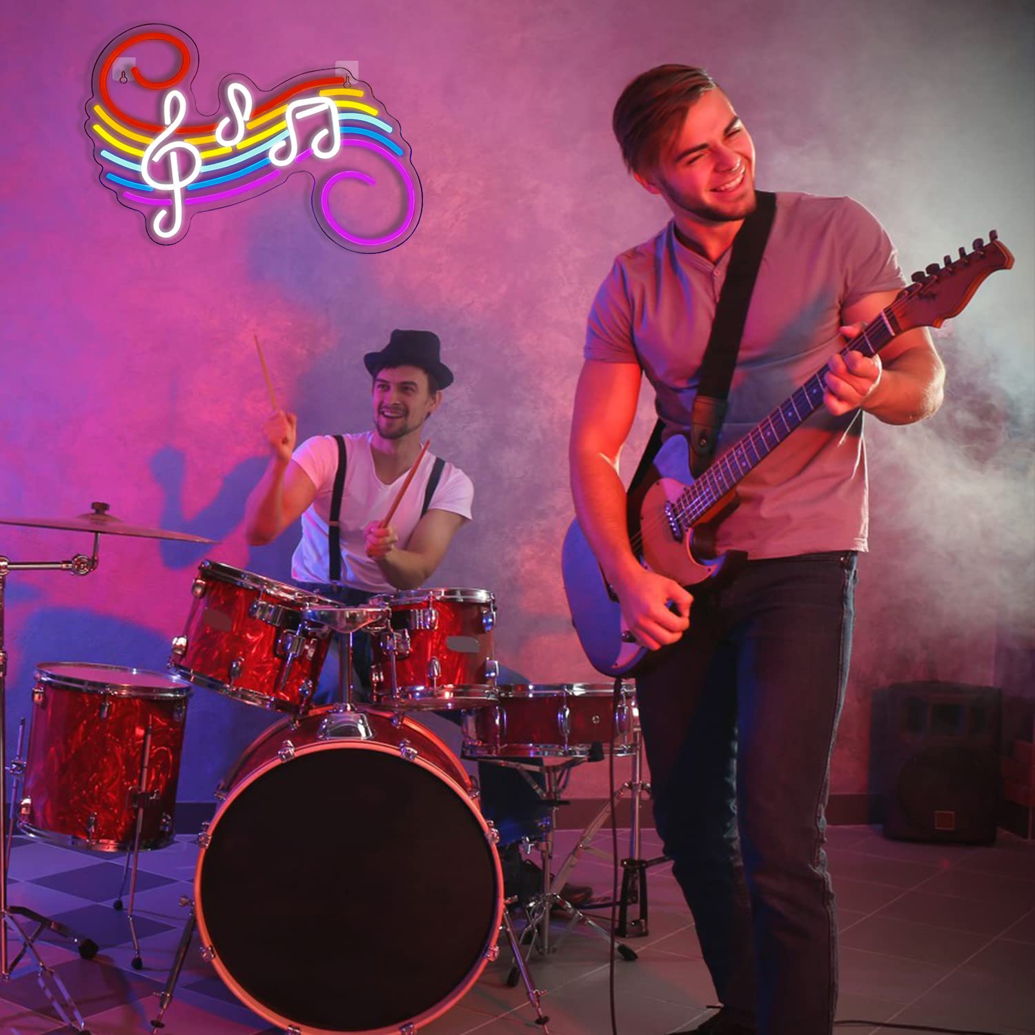 Letrero de Neón con Notas Musi - Wedding Led reseña y precio