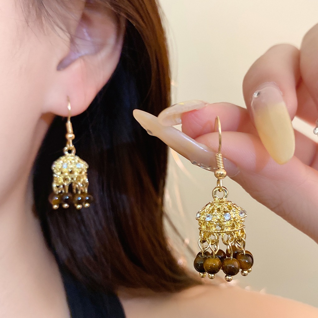 Pendientes colgantes con forma - Indian Wedding Supply reseña y precio