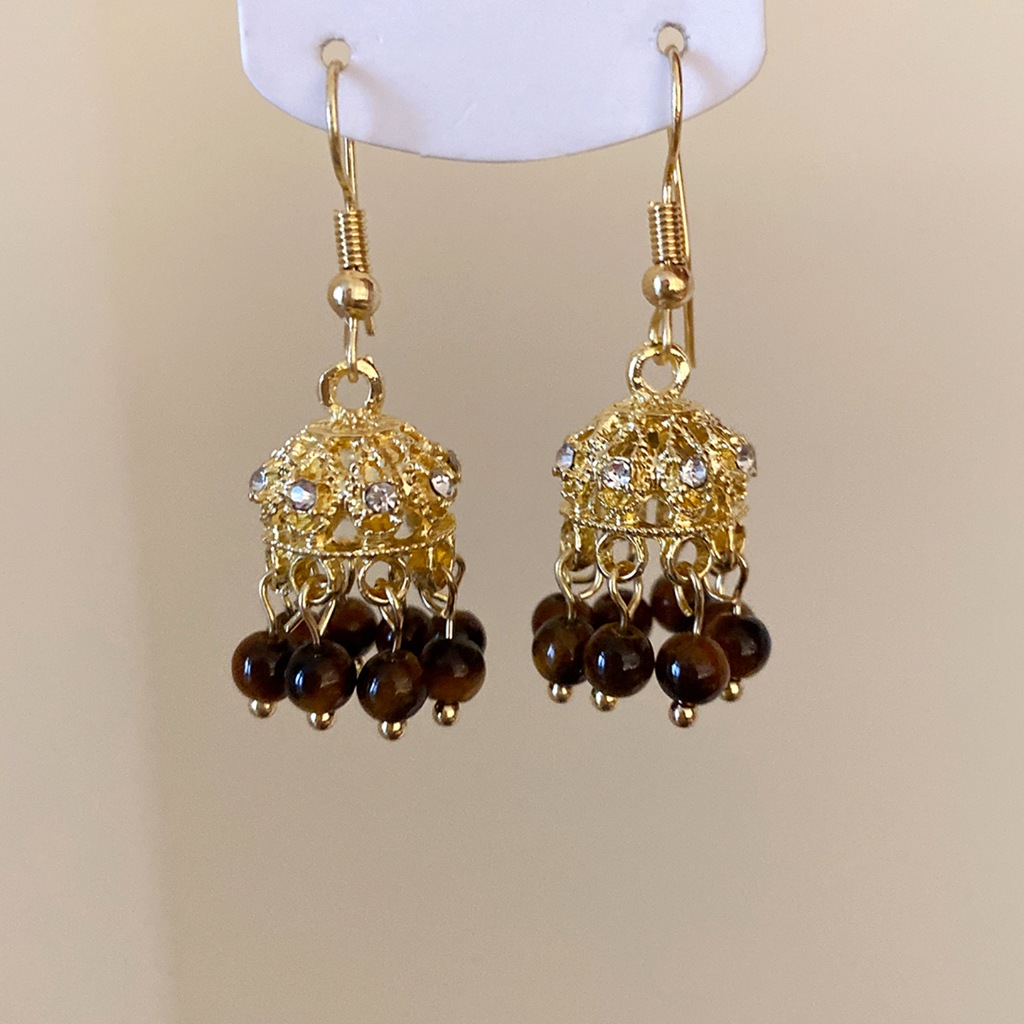 Pendientes colgantes con forma - Indian Wedding Supply reseña y precio
