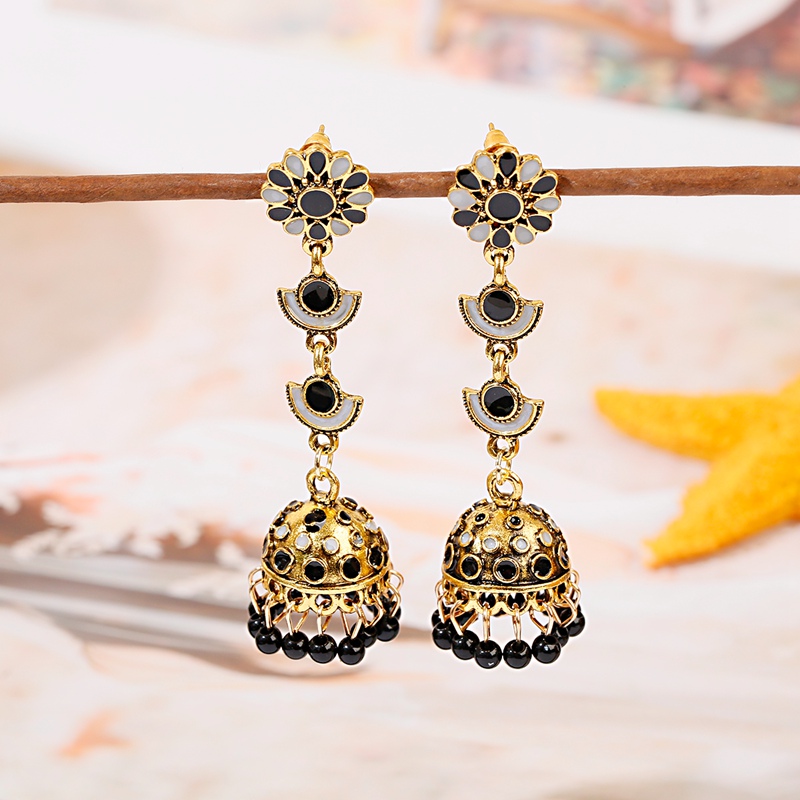 Jhumka Jhumki pendientes indio - Indian Wedding Supply reseña y precio