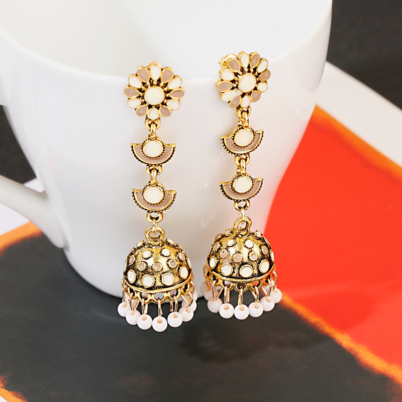 Jhumka Jhumki pendientes indio - Indian Wedding Supply reseña y precio