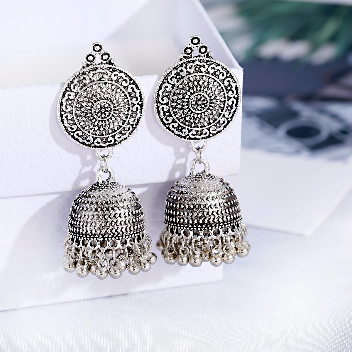 Pendientes Jhumka de Color dor - Indian Wedding Supply reseña y precio