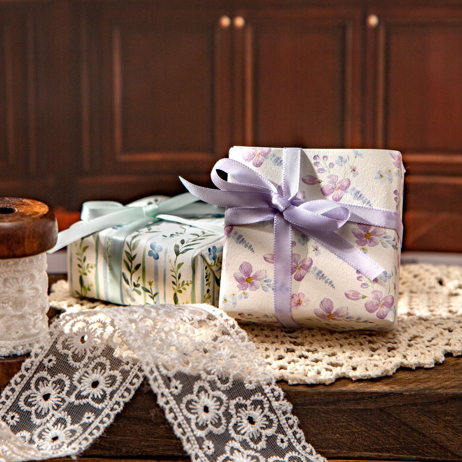 Juego de papelería floral de 5 - Wedding Floral Supply reseña y precio
