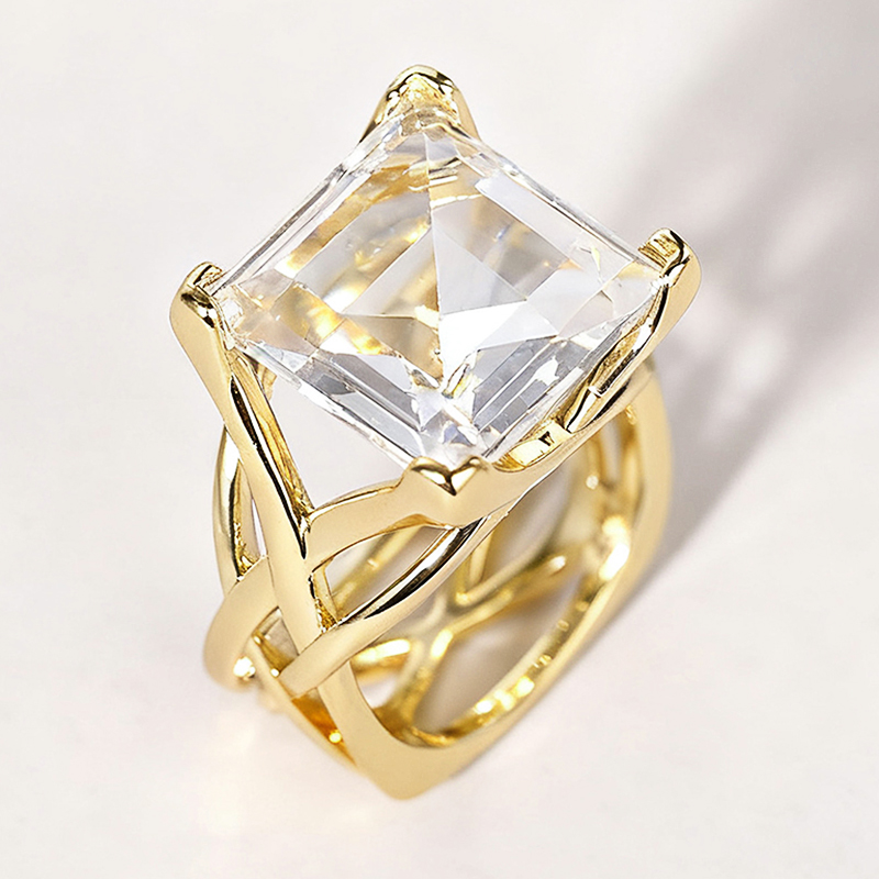 Huitan, hermosos anillos cuadr - Wedding Z reseña y precio
