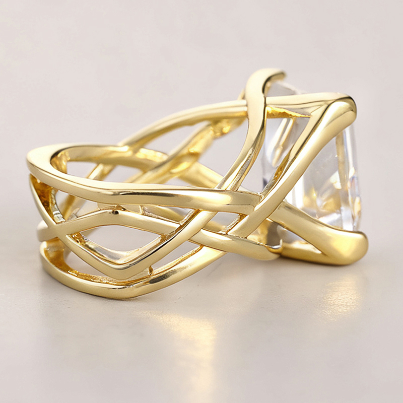 Huitan, hermosos anillos cuadr - Wedding Z reseña y precio